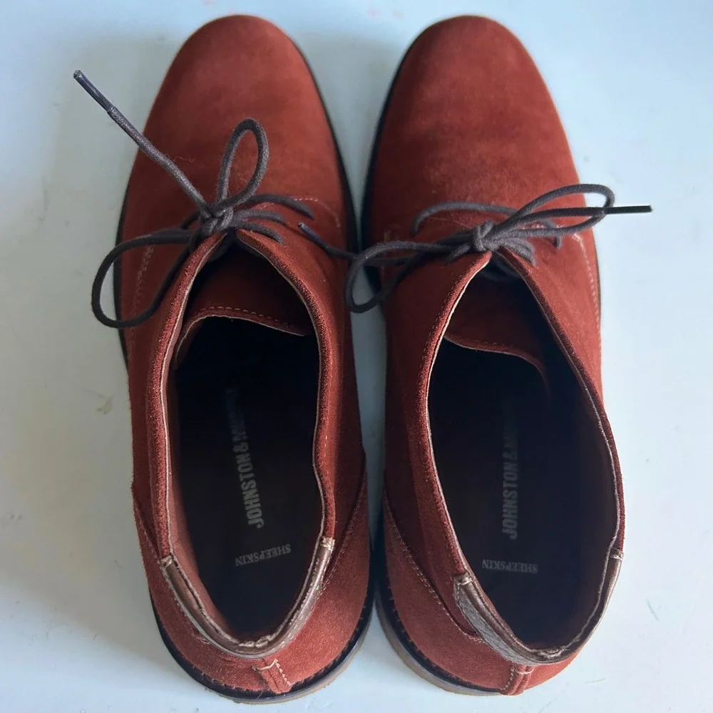 Johnston Murphy Men's Chukka Boots Size 11.5 Brown Suede Desert